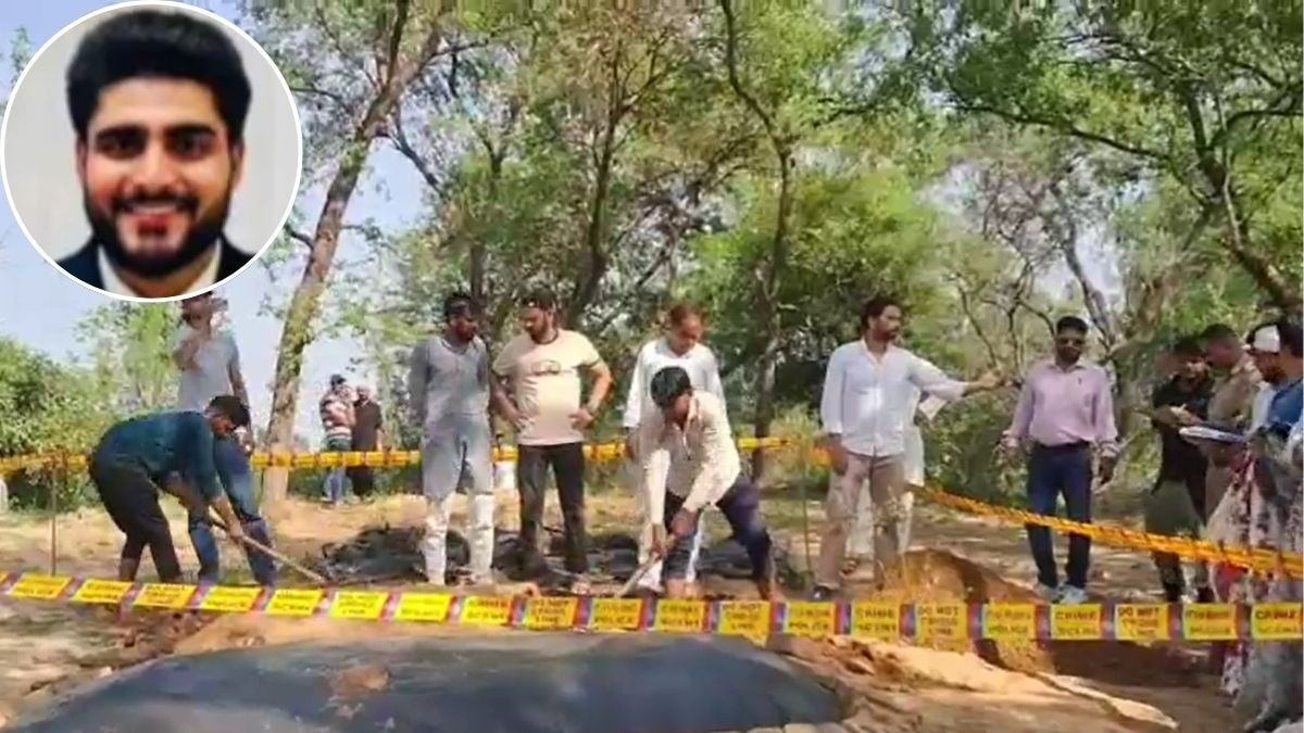 7 महीने बाद कब्र से निकाला जा रहा शव. (Photo: ITG)