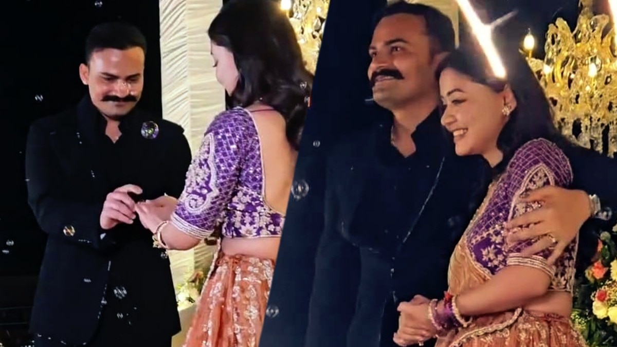 संभल के एसपी IPS केके विश्नोई और आईपीएस अंशिका की रिंग सेरेमनी, देखें Video और फोटो