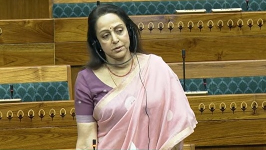 हेमा मालिनी बोलीं- जेवर में एयरपोर्ट आने से और बढ़ेगी पर्यटकों की भीड़ (Photo: Screengrab)