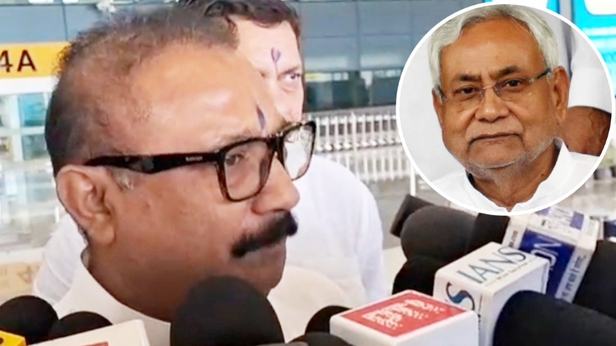 नीतीश के राज्यसभा जाने की खबरों के बीच भावुक हुए मंत्री.(Photo:ITG)