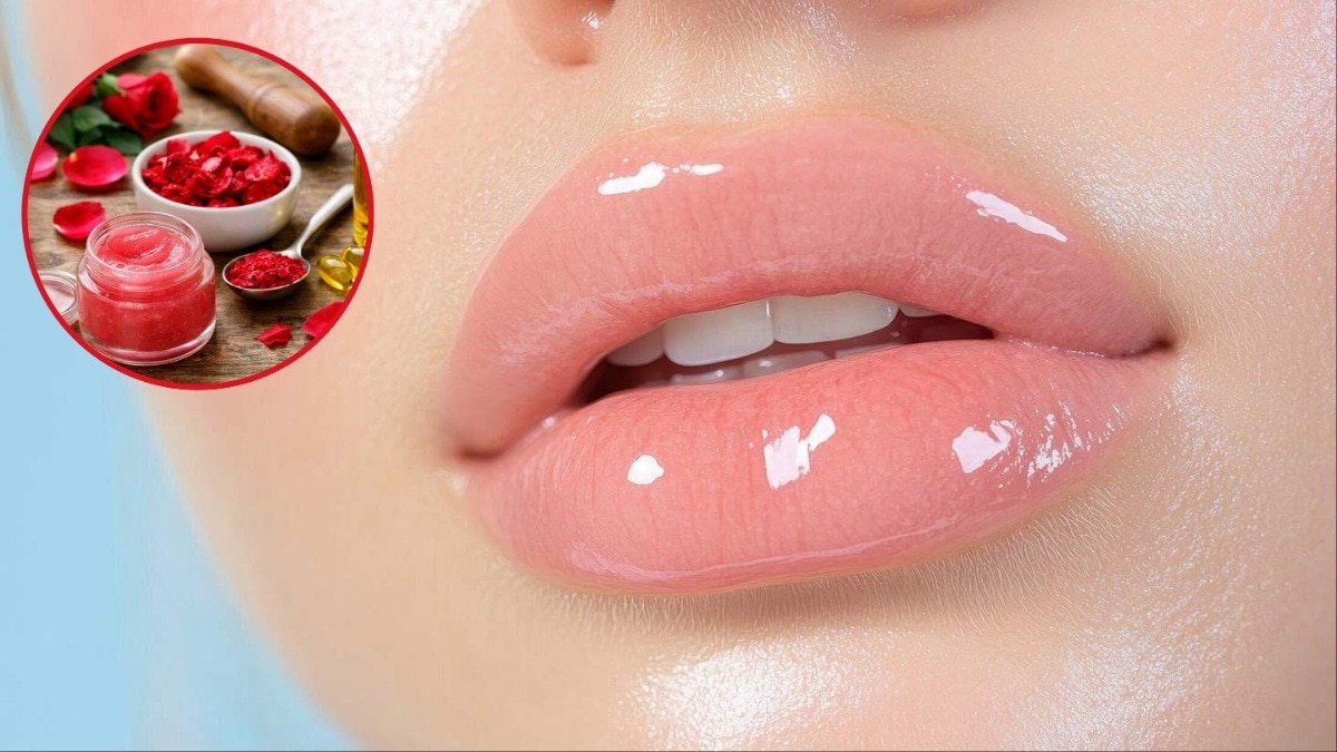 काले और फटे होंठों से मिलेगा छुटकारा, घर पर ऐसे बनाएं गुलाब का नेचुरल लिप बाम (Photo- Adobe stock & ITG)