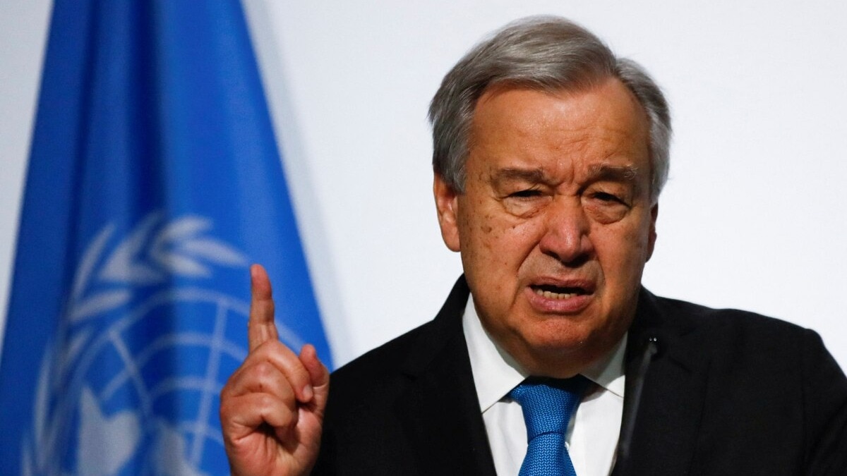 यूएन महासचिव गुटेरेस ने सोशल मीडिया पर बयान जारी किया है.