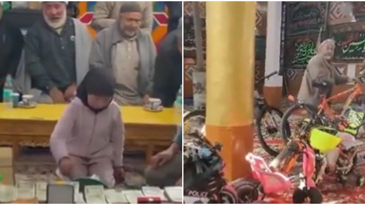 leh ladakh iran donation, children donate piggy bank iran