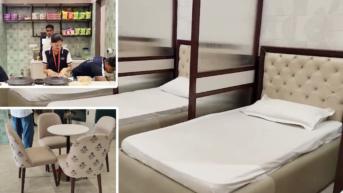 वडोदरा स्टेशन पर हाई-टेक सीटिंग और खान-पान का नया ठिकाना.(Photo:ITG)