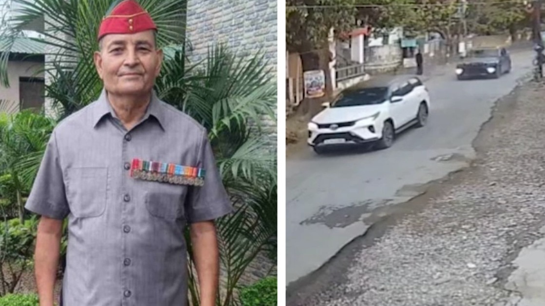 फायरिंग में रिटायर ब्रिगेडियर मुकेश कुमार जोशी की मौत हो गई. Photo ITG