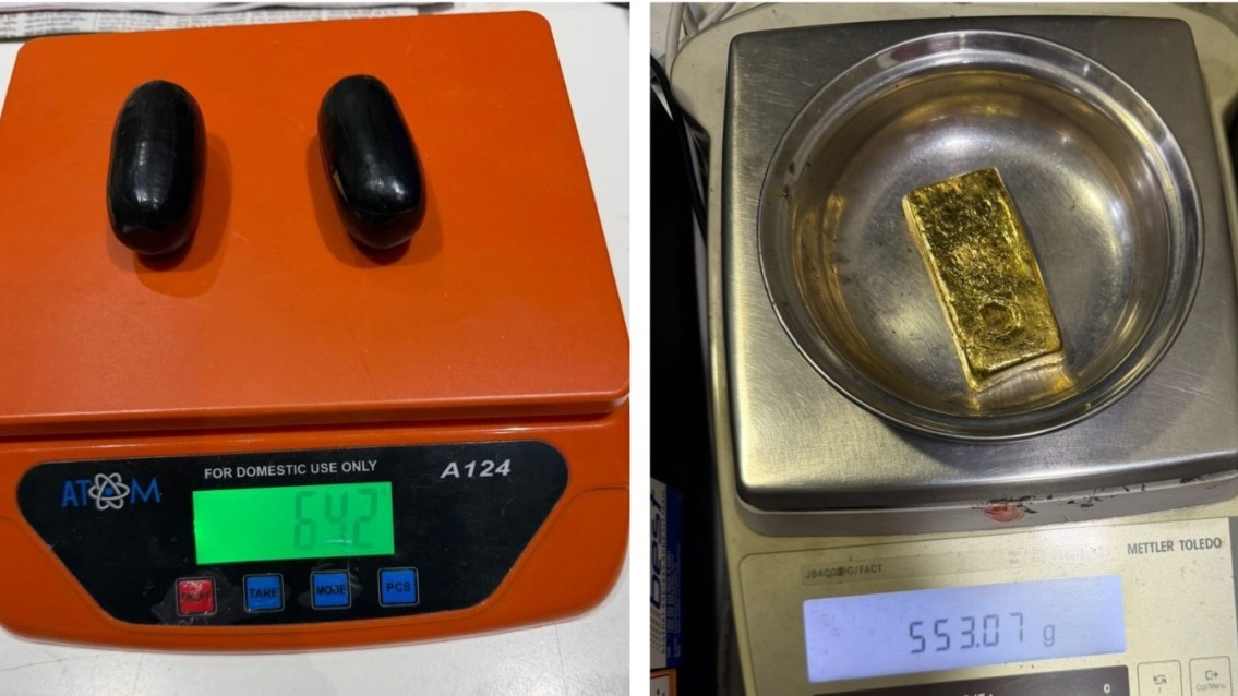 काले टेप में लिपटे थे कैप्सूल. Photo ITG