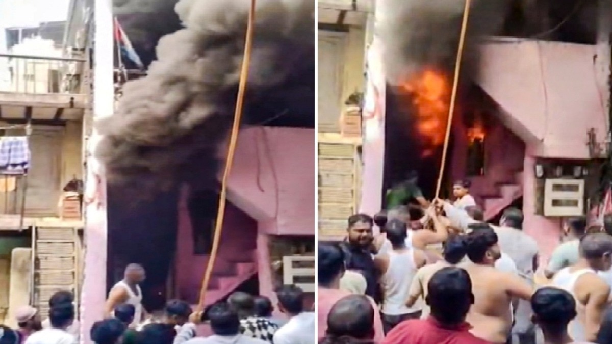 इलेक्ट्रिक स्विच बोर्ड में शॉर्ट सर्किट से हादसा हुआ. (Photo: Screengrab)