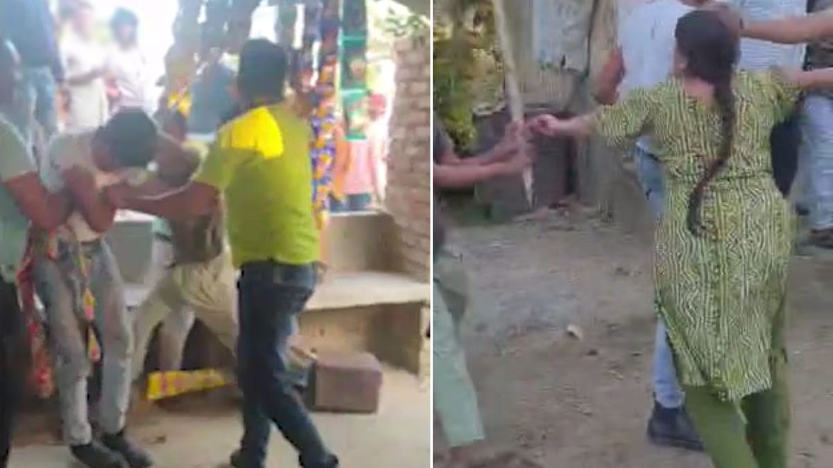 गर्लफ्रेंड को मामा के लड़के के साथ देख लिया, चौराहे पर मचा बवाल