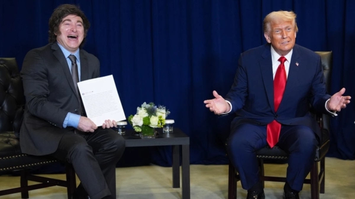 अर्जेंटीना के राष्ट्रपति जेवियर माइली का यह कदम अमेरिकी राष्ट्रपति ट्रंप के समर्थन में देखा जा रहा है. (File Photo- AP)