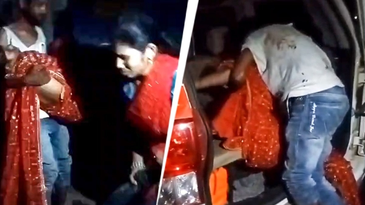 शराब के पैसे नहीं मिले तो पड़ोसियों ने की मारपीट (Photo: Screengrab)