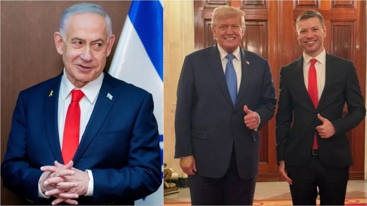 Benjamin Netanyahu, yair Netanyahu, Donald Trump