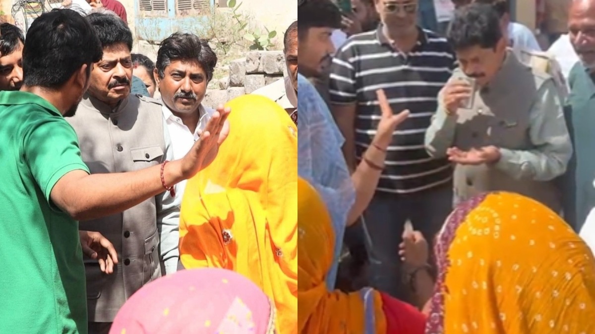 MLA ने अधिकारियों को समाधान के निर्देश दिए.(Photo: Vishal Sharma/ITG)