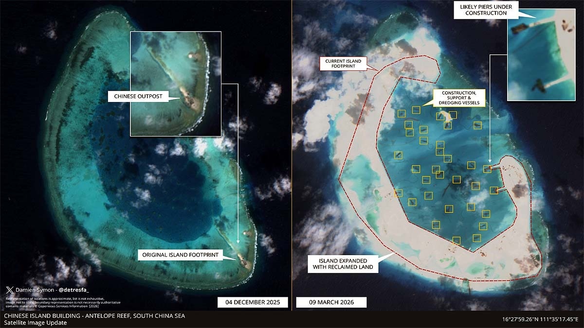 China Military Base Antelope Reef