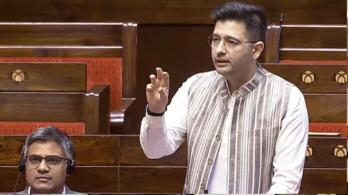 aghav Chadha was elected as AAP's Rajya Sabha MP in May 2022. 