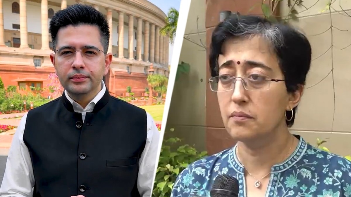 राघव चड्ढा पर आतिशी का तीखा हमला (Photo: ITG)