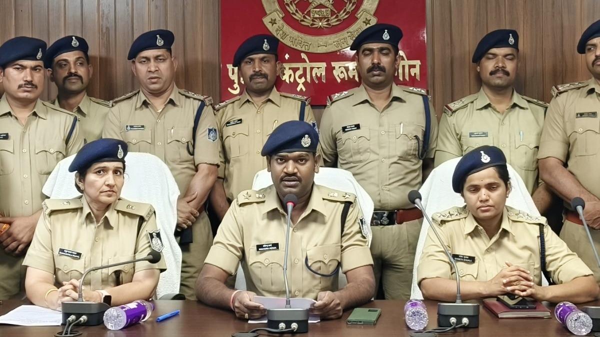 खरगोन पुलिस ने तोड़ा लॉरेंस बिश्नोई गैंग के नाम पर वसूली करने वाला सिंडिकेट.(Photo:ITG)