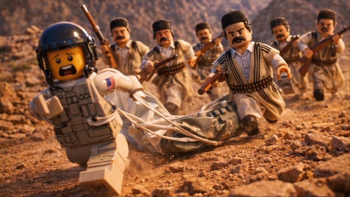 American Pilot in Iran, america fighter plane shot in iran