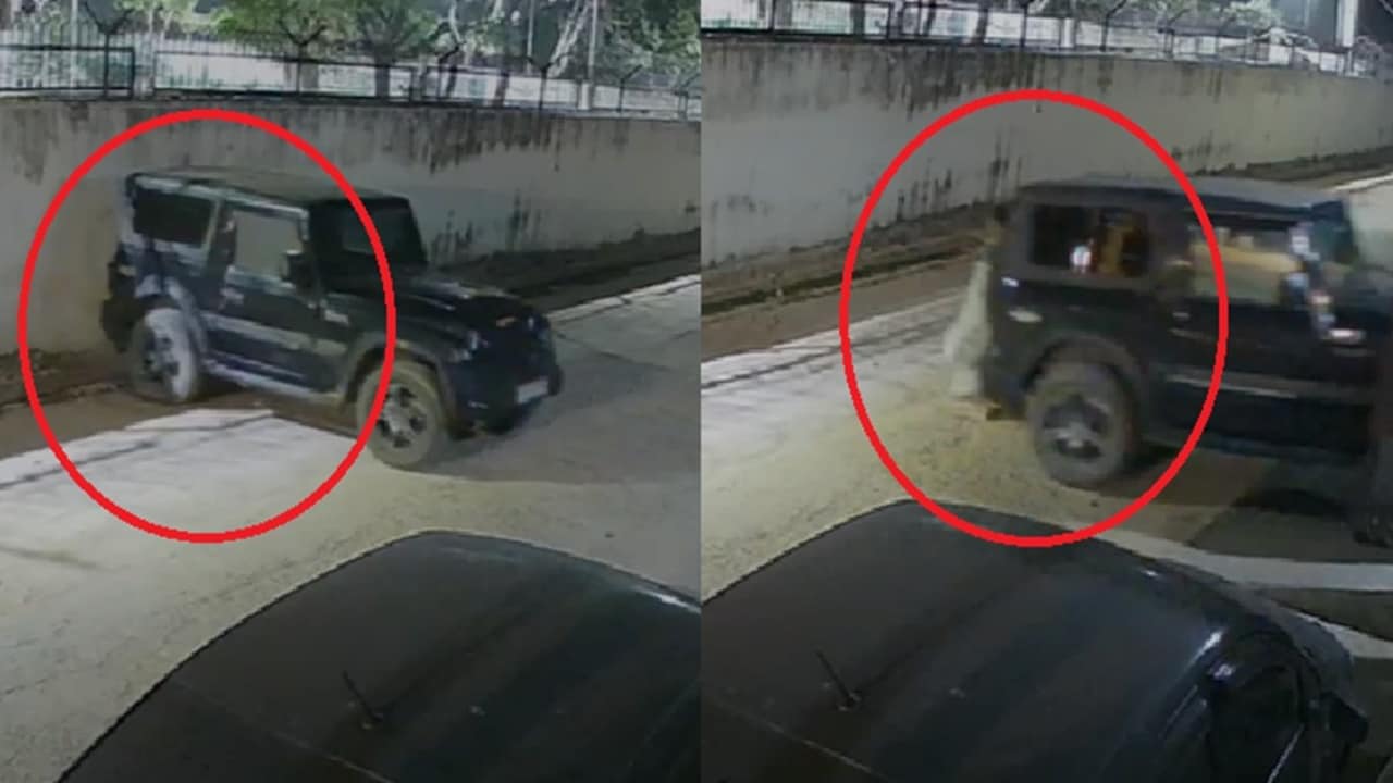 Thar पार्क कर रहा था पोता, तभी लग गया बैक गियर... दादी की दर्दनाक मौत- VIDEO