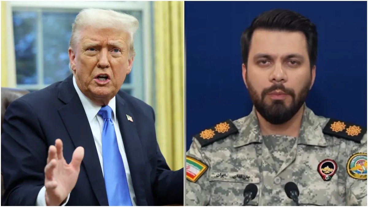 Iran's military spokesman Ibrahim Zolfaghari hit back at Donald Trump's 'wreaking havoc' statement