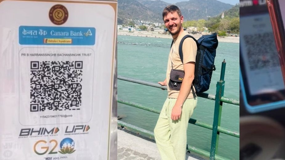 जर्मन सख्श ने की भारत के डिजिटल सिस्टम की तारीफ. ( Photo: Insta/jarman_jugnuu)