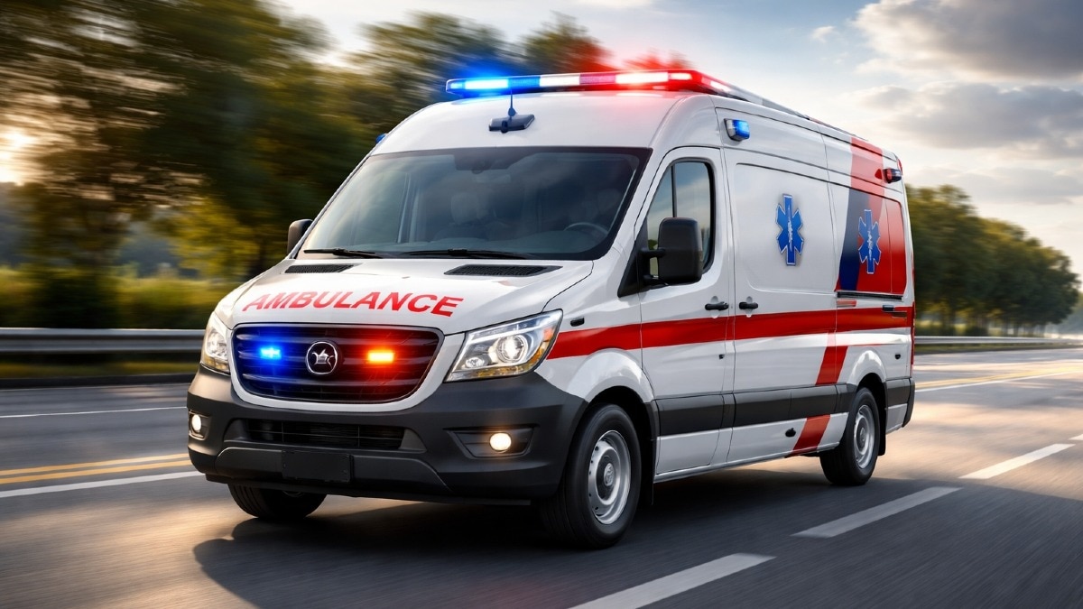 सोलर एंबुलेंस को आइंडहोवेन यूनिर्सिटी ऑफ टेक्नोलॉजी के छात्रों ने तैयार किया है. Photo: Freepik