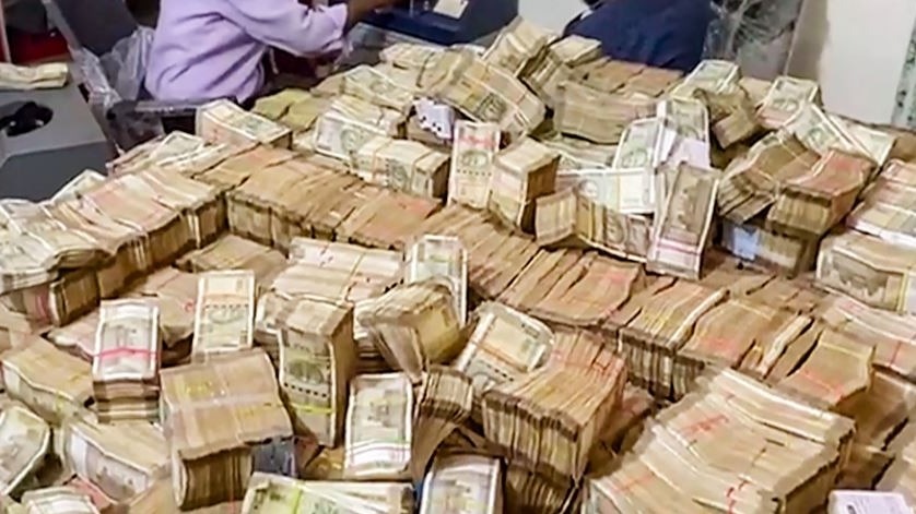 पश्चिम बंगाल में कुल 319 करोड़ रुपए की जब्ती हुई. (Photo: Representational)