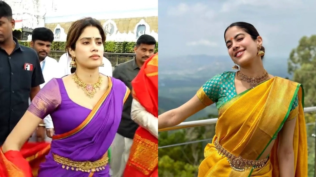 Janhvi kapoor tirumala darshan