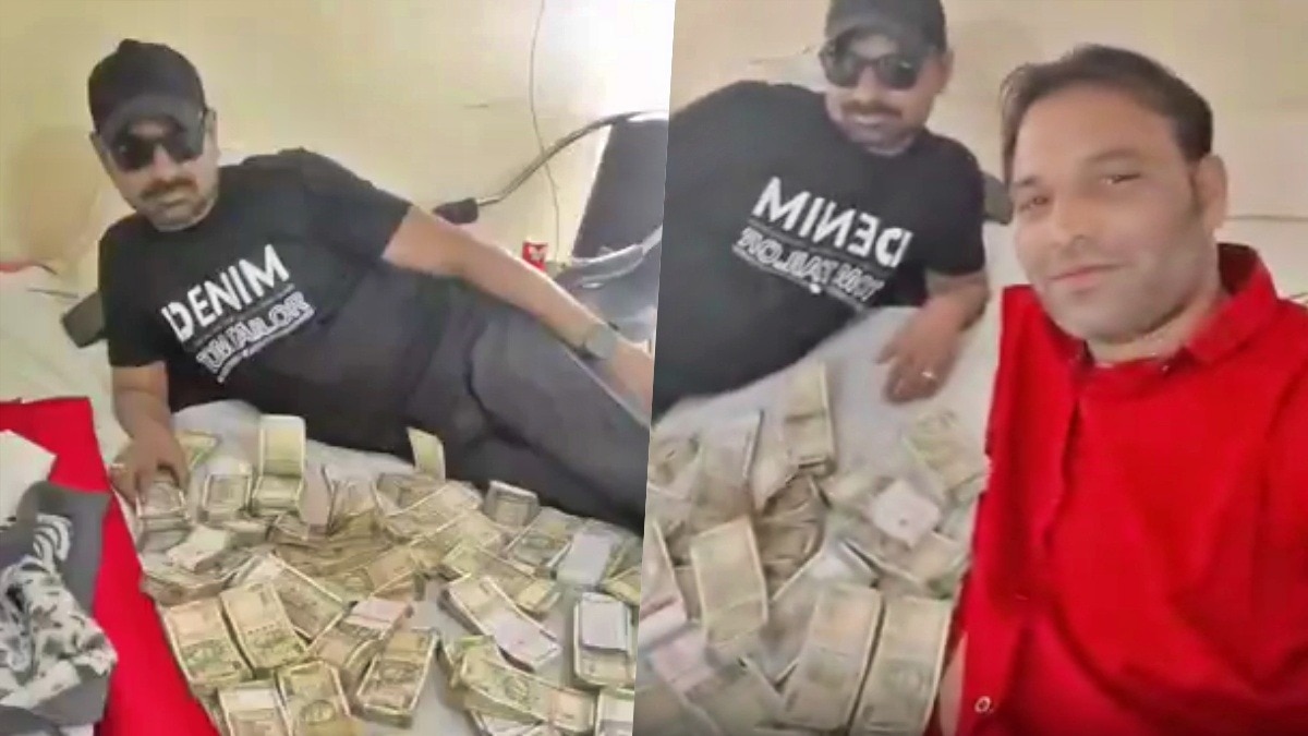 काली टीशर्ट में मेरठ का आरोपी डॉक्टर अफजल (Photo- Screengrab)