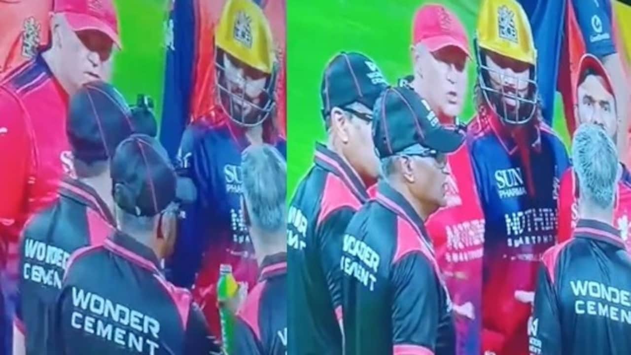 ड्रिंक्स ब्रेक में 'बॉटल कांड'! अंपायर पर भड़के RCB के कप्तान