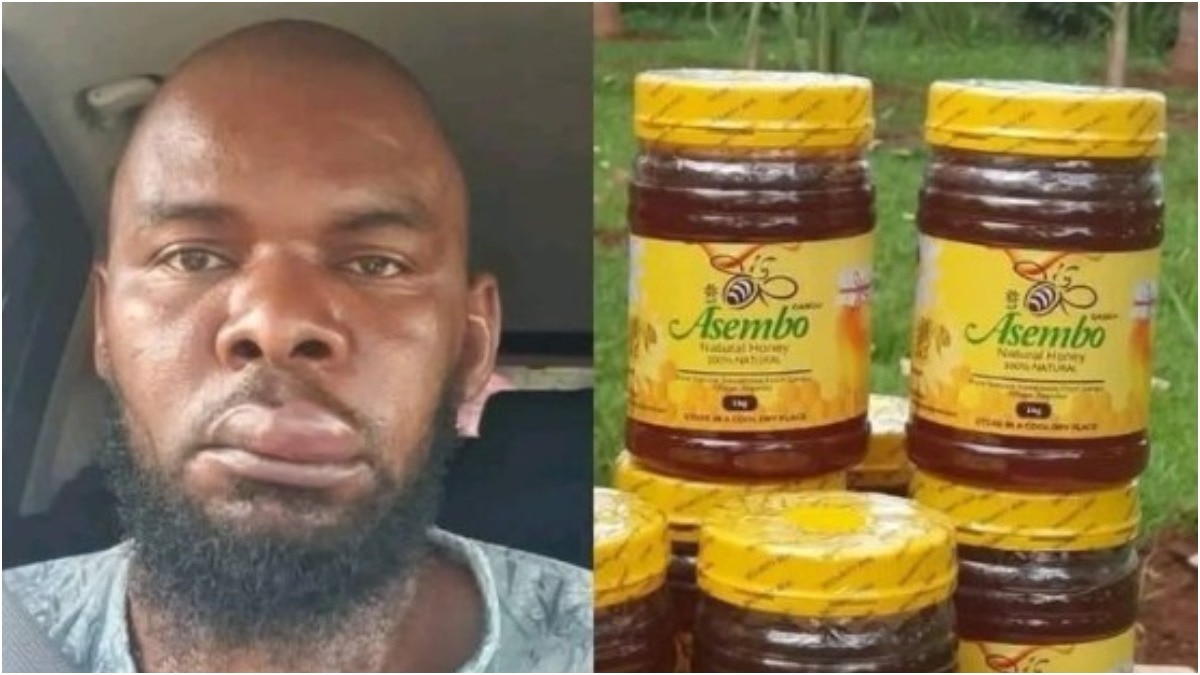 मधुमक्खियों के डंक से सूजा चेहरा, उसी फोटो से शहद बेचकर वायरल हुआ शख्स