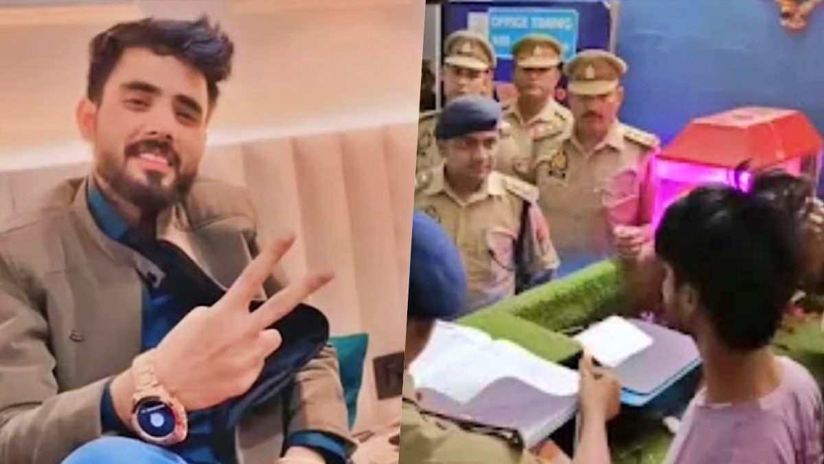 कानपुर सेक्स रैकेट का आरोपी रोहित वर्मा अरेस्ट (Photo- Screengrab)