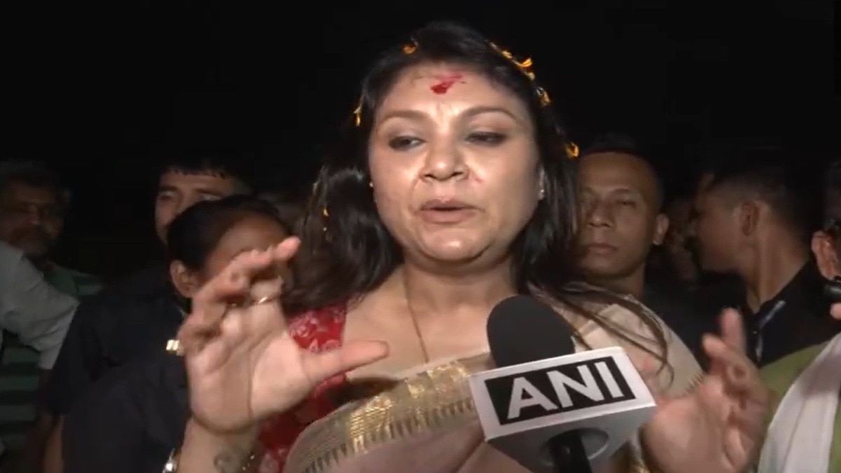 असम के मुख्यमंत्री की पत्नी रिनिकी भुयान सरमा (Photo: ANI)