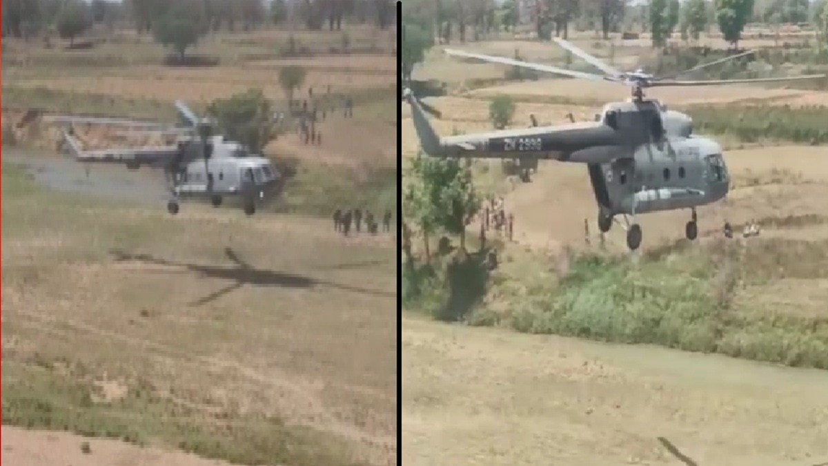 बांदा में अचानक पहुंचे सेना के 3 हेलीकॉप्टर, उतरे दर्जनों जवान तो मचा हड़कंप