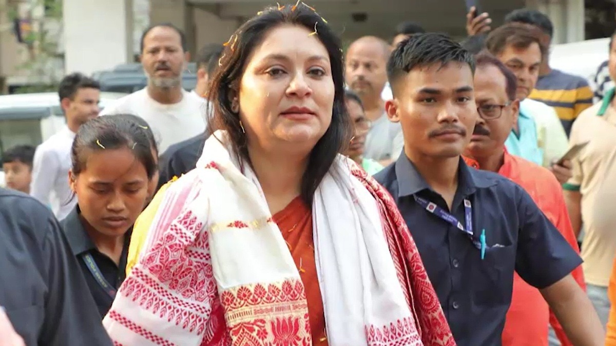 सीएम हिमंता बिस्व सरमा की पत्नी रिंकी. (Photo: Screengrab)