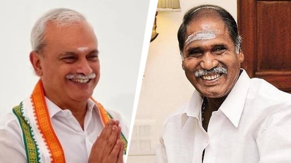 पुडुचेरी चुनाव एन रंगास्वामी बनाम वी वैथिलिंगम (Photo-ITG)