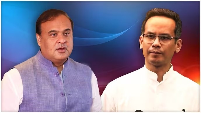 असम में सीएम हिमंंता बिस्वा सरमा बीजेपी के तो गौरव गोगोई कांग्रेस के प्रमुख चेहरे हैं (Photo- ITG)