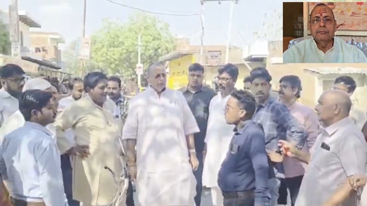 मिर्जापुर में बीजेपी विधायक का वीडियो वायरल (Photo- Screengrab)