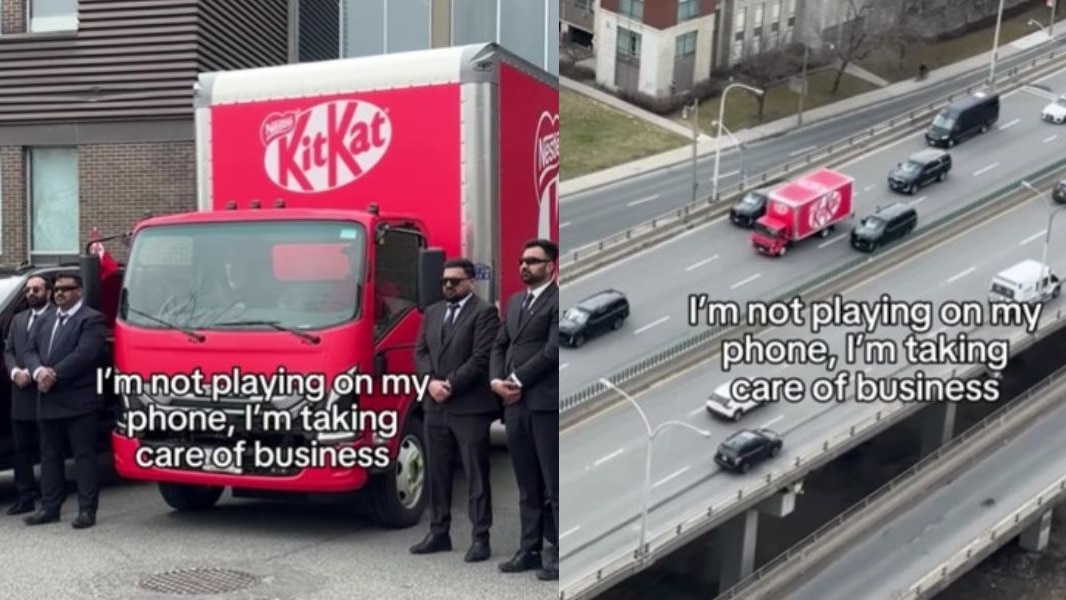 लोगों को यह क्रिएटिव मार्केटिंग काफी पसंद आई. ( Photo: Instagram/@kitkatcanada)