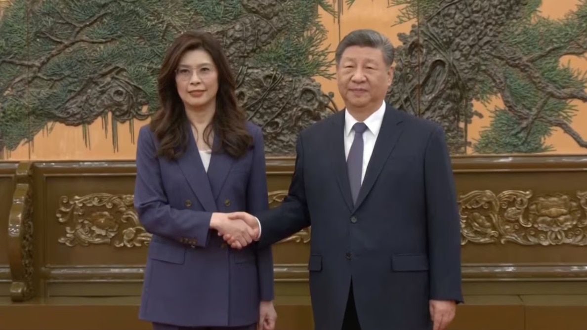 जिनपिंगने बीजिंग में KMT नेता से मुलाकात की. (Photo- Reuters)
