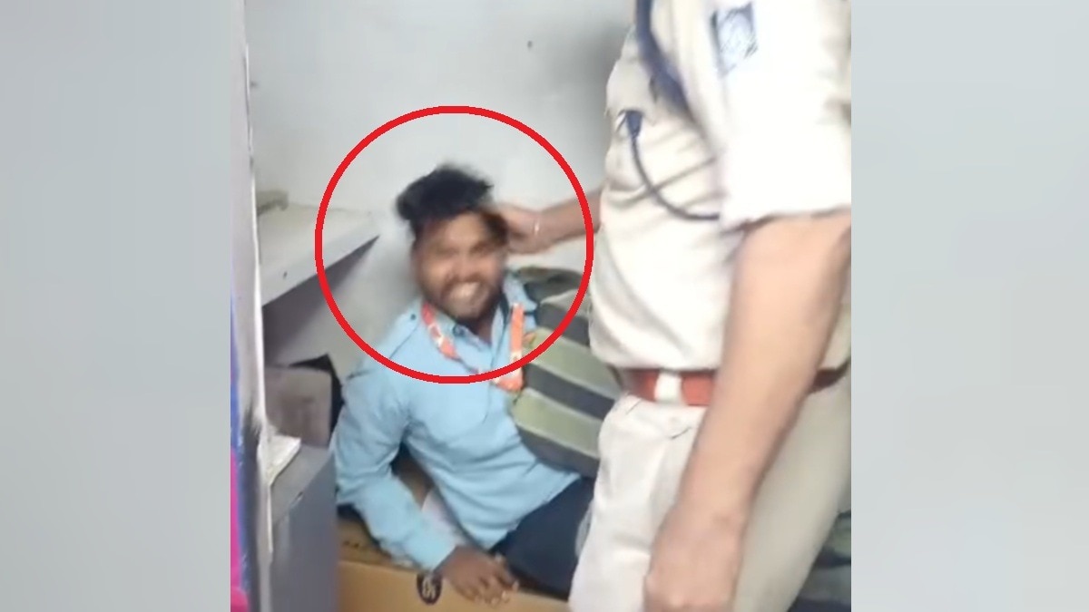 गश्त पर निकले ASI ने जगाया और जड़ दिया थप्पड़.(Photo:ITG)