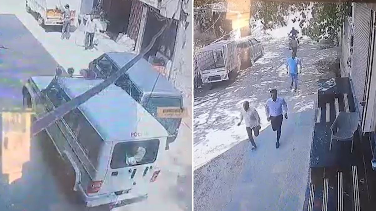 रिश्वत लेते ही भागा कॉन्स्टेबल, पीछे दौड़ी ACB टीम, एक जीप से लटक गया, Video