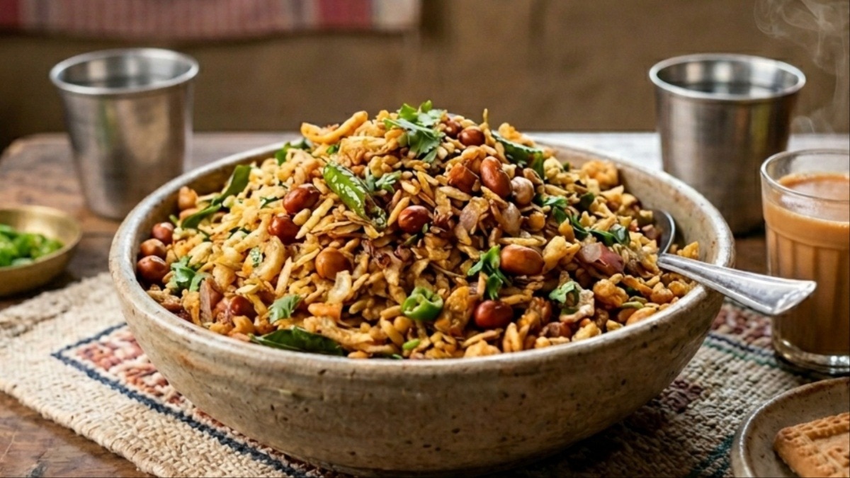 शाम की चाय के साथ चाहिए कुछ चटपटा? बस 10 मिनट में बनाएं ये कुरकुरा बिहारी चूड़ा भूजा (Photo- Adobe Stock)