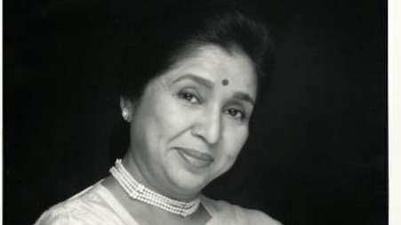 legendary singer Asha Bhosle