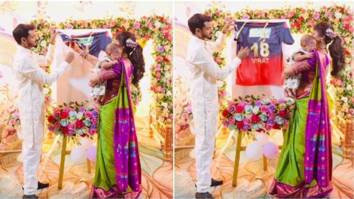 RCB fans craze, Virat naming ceremony baby