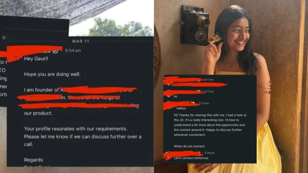 19 साल की युवती के पास बिना किसी डिग्री के BMW कंपनी से जॉब का ऑफर मिला.  (Photo: LinkedIn/Gauri-M)