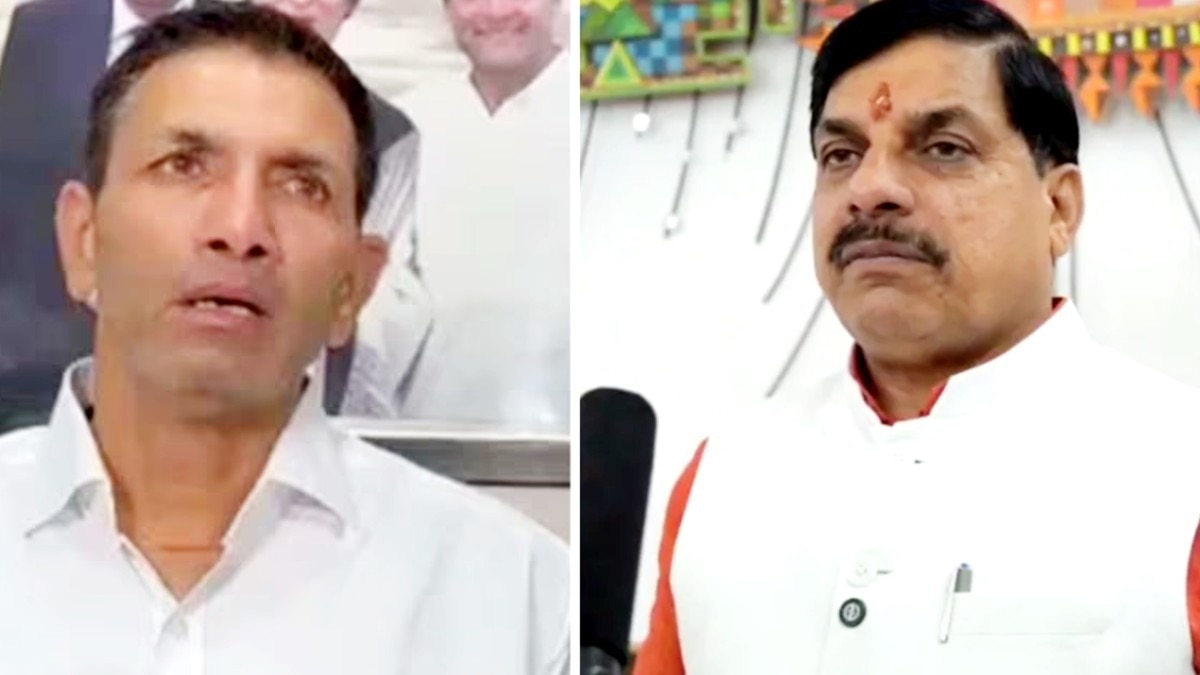 इंदौर में कांग्रेस पार्षद के इनकार पर भड़के CM मोहन यादव.(Photo:ITG)