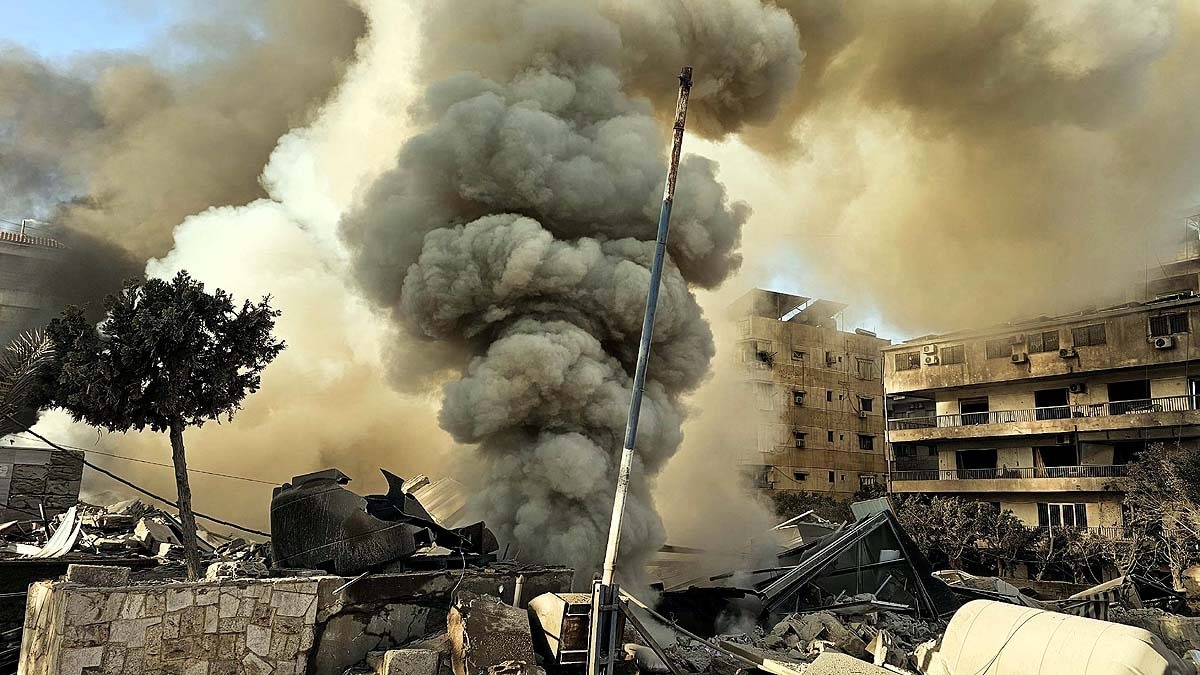 लेबनान के गांवों पर इजरायली डिफेंस फोर्सेस के हमलों से मच गया हाहाकार. (File Photo: ITG)