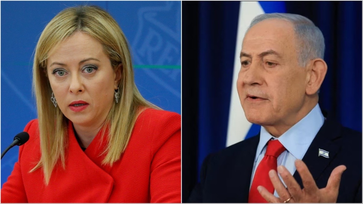 giorgia meloni, benjamin netanyahu