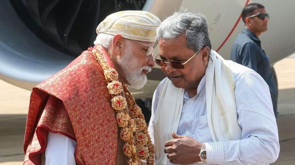 सिद्घारमैया ने पीएम से की मुलाकात. (photo: ITG)