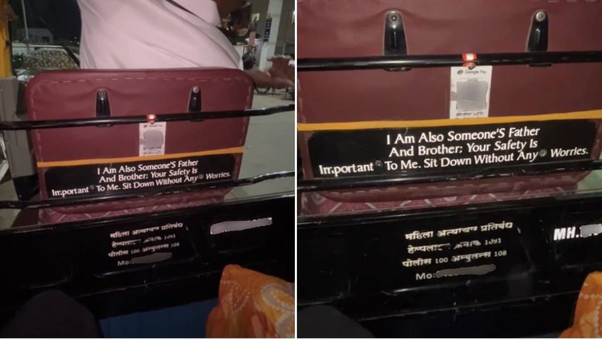 Mumbai woman shares auto driver’s reassuring note for women, you'll heart it too